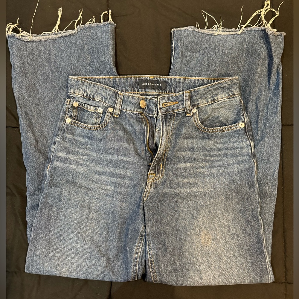 Aeropostale high rise wide leg denim